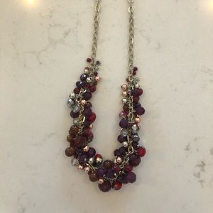 Berry colored necklace